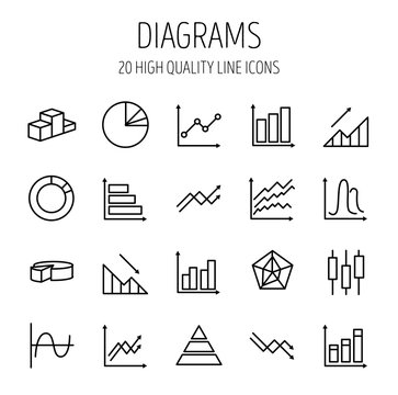 Simple Set of Diagram and Graph