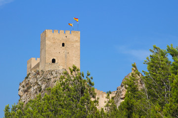 Fototapeta na wymiar Castillo de Sax, Alicante