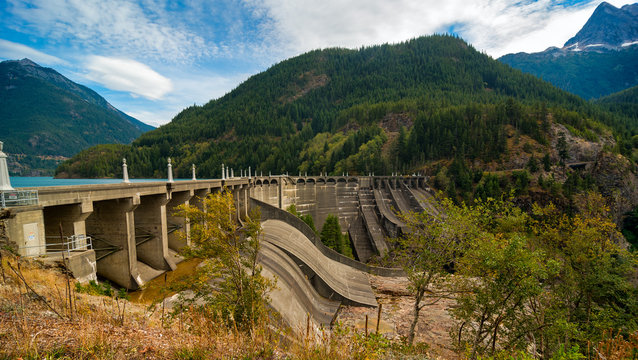 Diablo Dam in North Cascades National Park