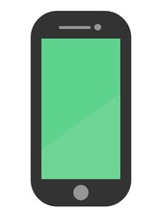 Téléphone mobile vert