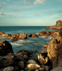 Fototapeta na wymiar Beach Rocks