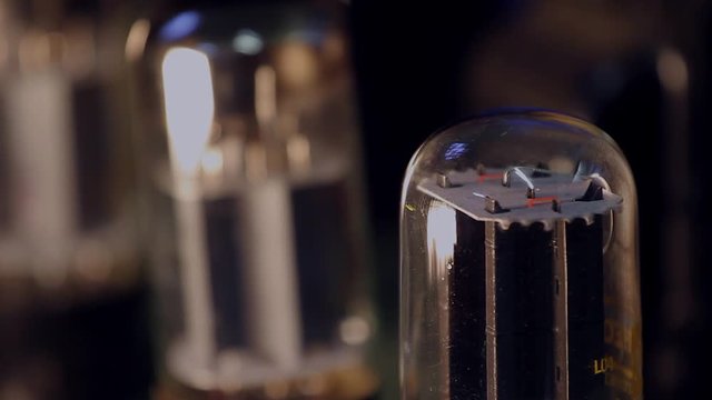Audio Amplifier Tubes Warming Up