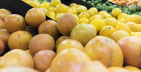 Organic grape fruit background
