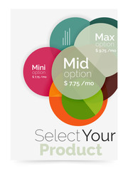 Option select infographic banner