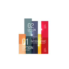 Abstract vector business geometric infographics