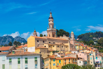 Menton on french Riviera, France