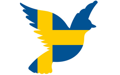 Schweden Friedenstaube