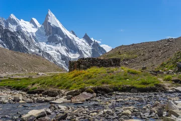 Fotobehang K2 Laila piek uitzicht vanaf Khuspang kamp, K2 trek, Pakistan