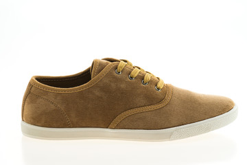 Brown leather shoes