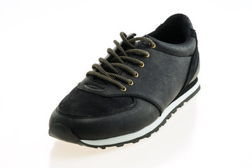 Beautiful black leather shoes