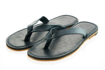 Leather shoes and sandal