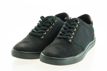 Beautiful black leather shoes