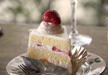 苺のショートケーキ