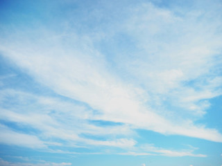 Blue sky and cloud