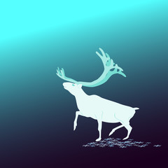 And The Background. Deer North