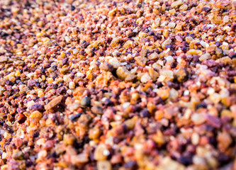 Texture of sand, vivid color of Sand