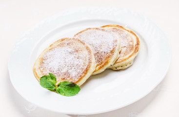 pancakes with sugar