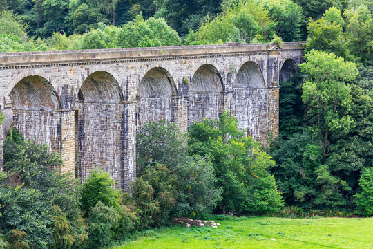 Chirk Viaduct, Wrexham, Wales, UK
