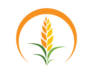 wheat harvest icon