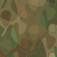 Vector wave background of drawn lines