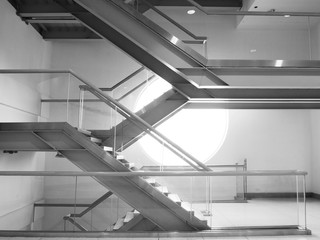 stairs in the building, modern style