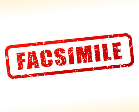 facsimile text buffered