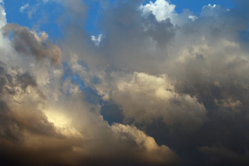 Fototapeta na wymiar Sunburst Clouds