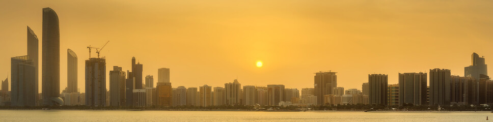 Fototapeta premium Abu Dhabi Skyline