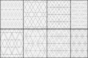 Geometric modern seamless pattern vector background