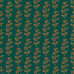 Seamless floral Pattern. Sketch.