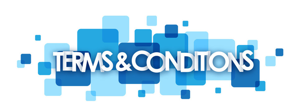 TERMS AND CONDITIONS Vector Letters Icon