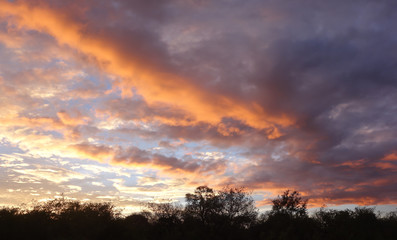 sunset sky