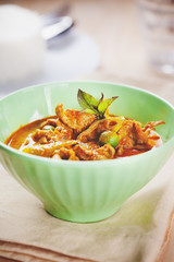 pork curry in bowl,thai food