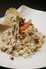 Seafood risotto