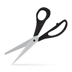 Dressmaker scissors isolated