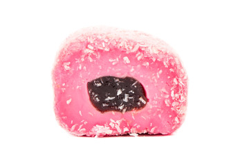 Pink turkish delight lokum