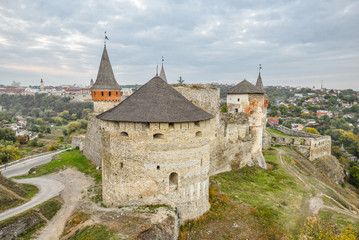 Fototapeta na wymiar Old Kamenetz-Podolsk fortress