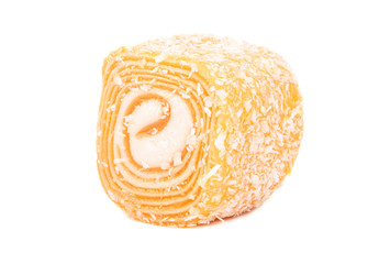 Orange turkish delight lokum
