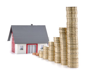 Mortgage Prices Rising up Concept