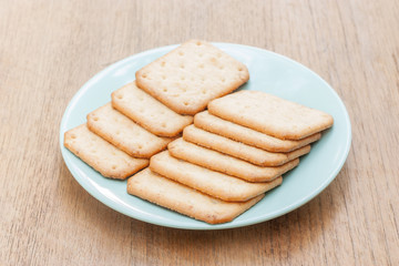 biscuits in plate