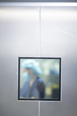 Operating theater door