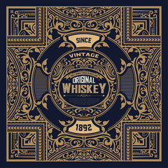 old vintage cardl design