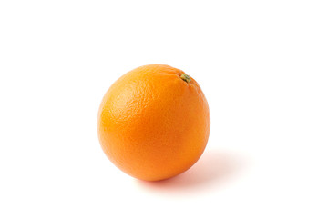 Orange fruit isolated on the white background