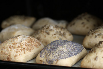 bun, food rural, rustic breakfast, homemade food.