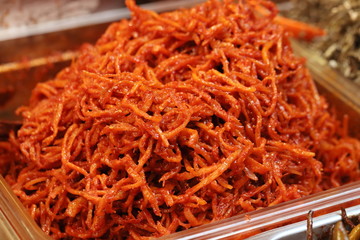 Spicy Stir-fried Dried Squid