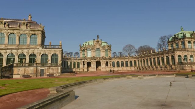 4k UHD germany saxon zwinger palace hyper time lapse 11274
