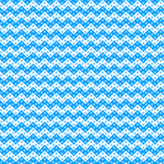 Chevron and snowflakes pattern, winter concept