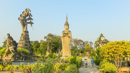 Fototapeta premium Sala Kaeo Kou Park, Nong Khai, North Thailand, Asia