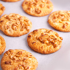 Peanut chip cookies, domestic, eating, freshness