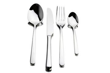 cutlery isolated on white background